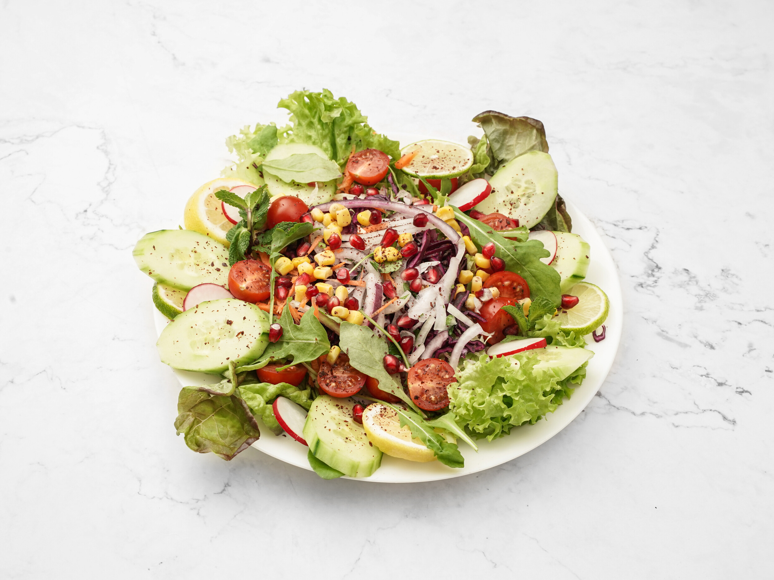 Frischer gemischter Salat