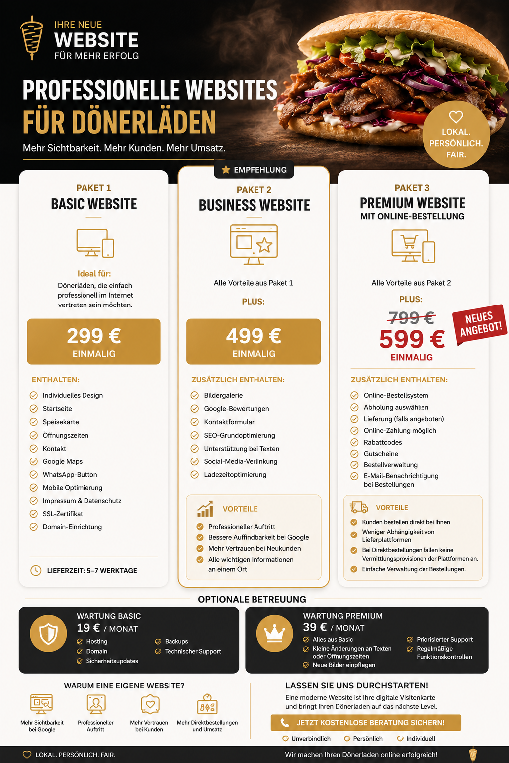Döner Point Speisekarte Flyer Vorschau 1
